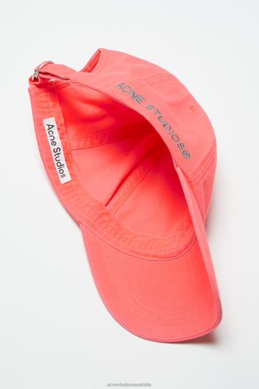 Twill cap Fluo Pink Acne Studios R66LJ783 Accessories