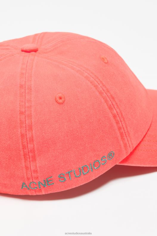 Twill cap Fluo Pink Acne Studios R66LJ783 Accessories