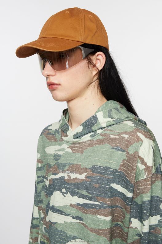 Twill cap Toffee Brown Acne Studios R66LJ625 Accessories