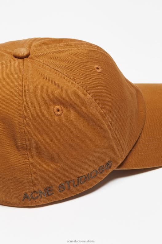 Twill cap Toffee Brown Acne Studios R66LJ625 Accessories