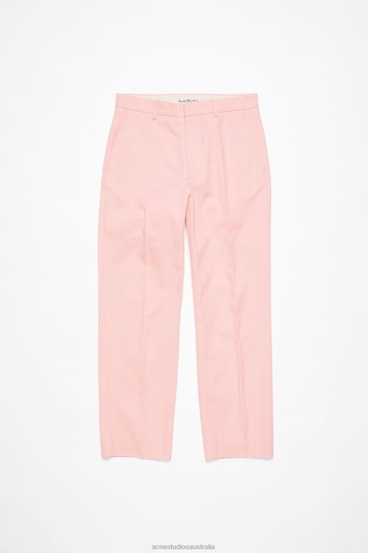 Twill cotton-blend trousers Pale Pink Acne Studios R66LJ1103 Apparel