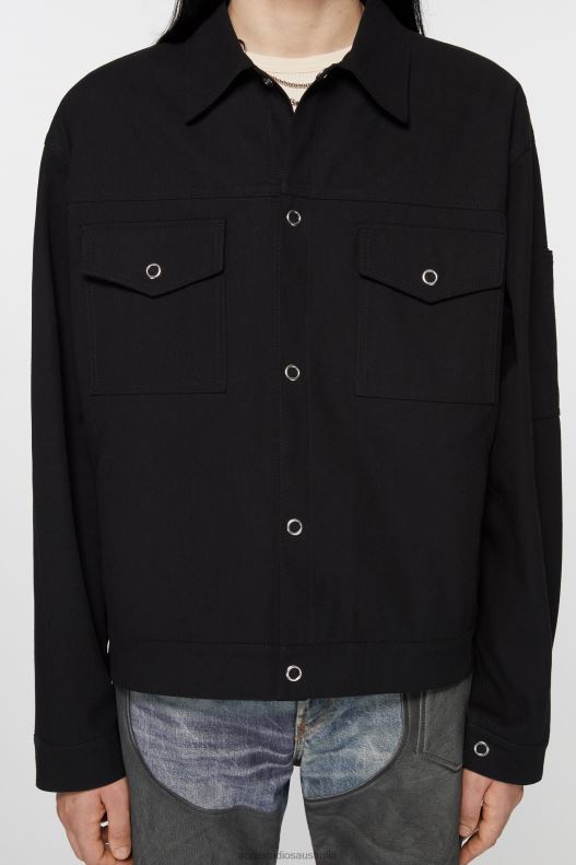 Twill jacket Black Acne Studios R66LJ893 Apparel