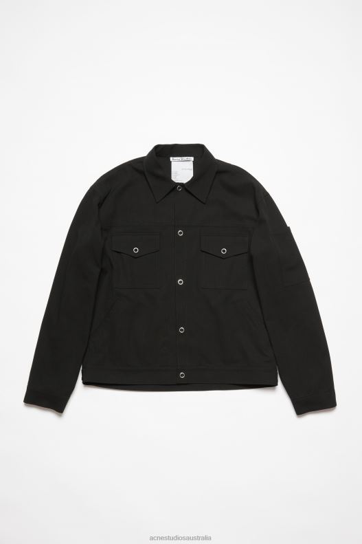 Twill jacket Black Acne Studios R66LJ893 Apparel