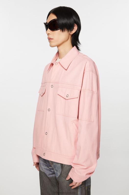 Twill jacket Pale Pink Acne Studios R66LJ889 Apparel