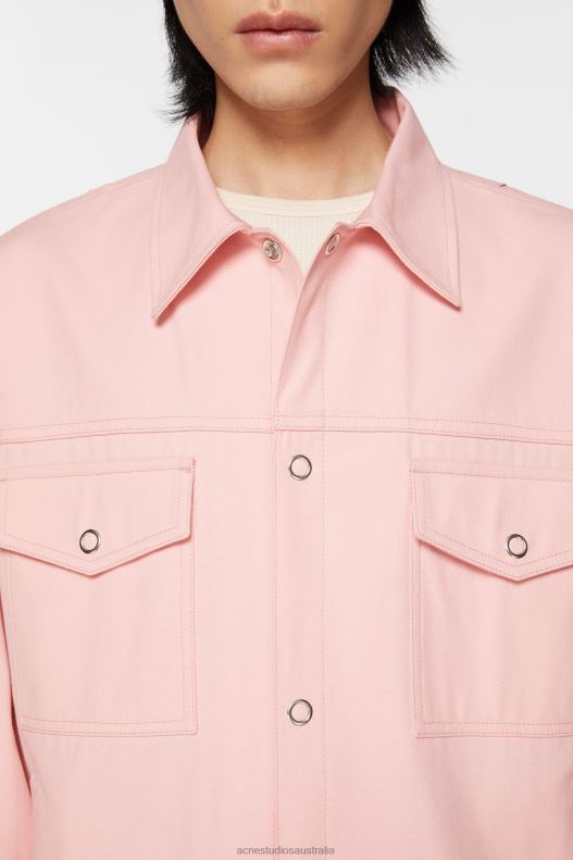 Twill jacket Pale Pink Acne Studios R66LJ889 Apparel