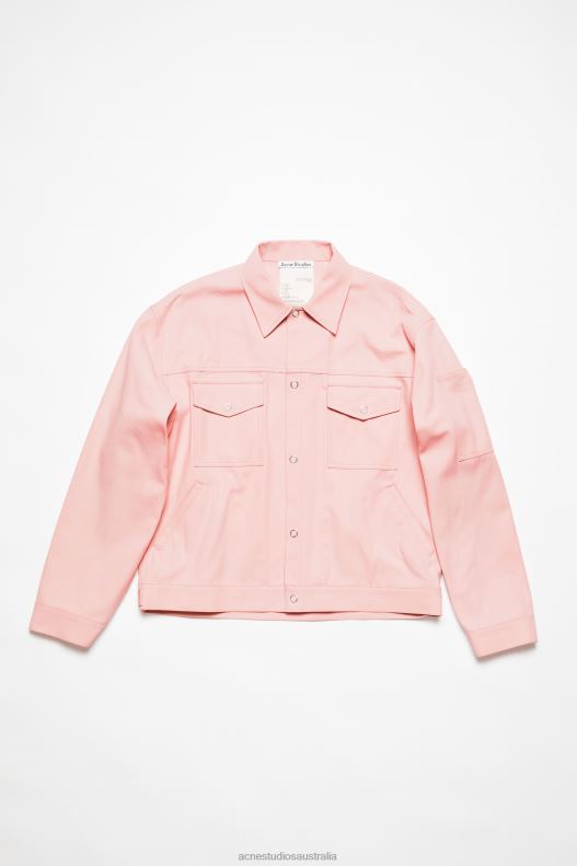 Twill jacket Pale Pink Acne Studios R66LJ889 Apparel