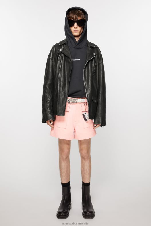 Twill shorts Pale Pink Acne Studios R66LJ1070 Apparel