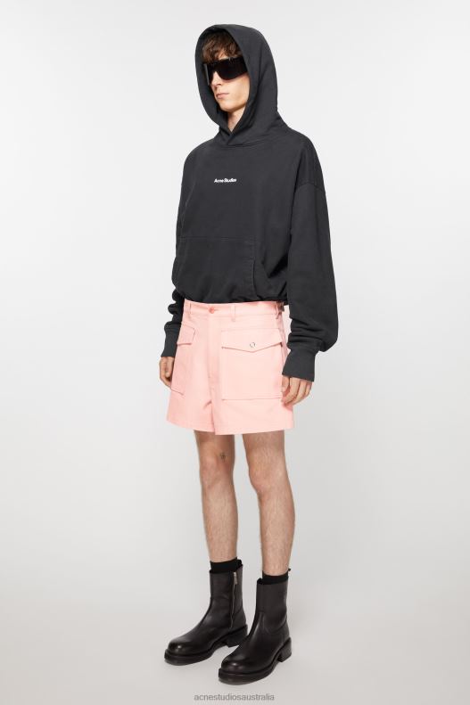 Twill shorts Pale Pink Acne Studios R66LJ1070 Apparel