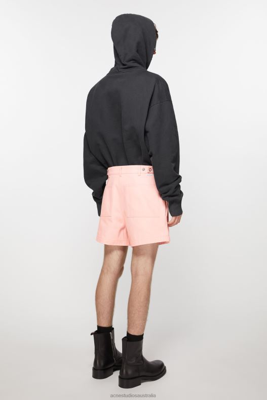 Twill shorts Pale Pink Acne Studios R66LJ1070 Apparel