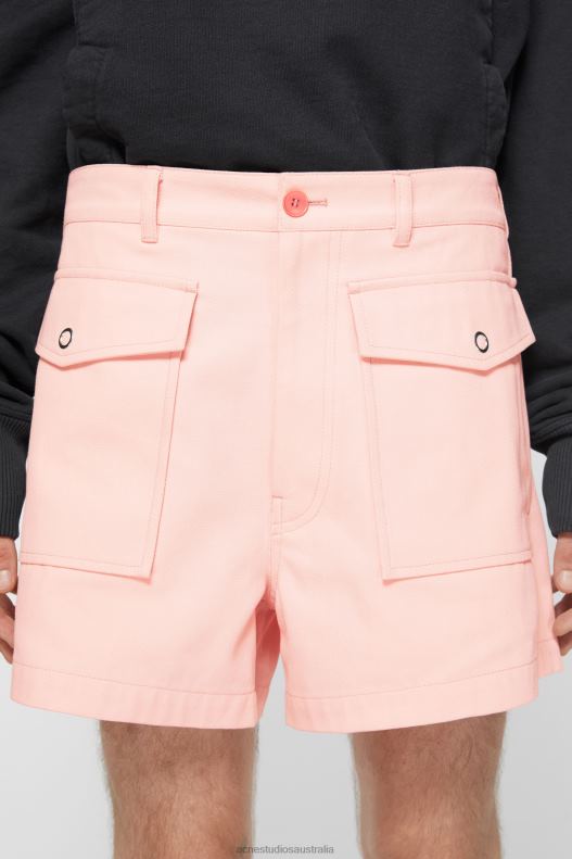 Twill shorts Pale Pink Acne Studios R66LJ1070 Apparel