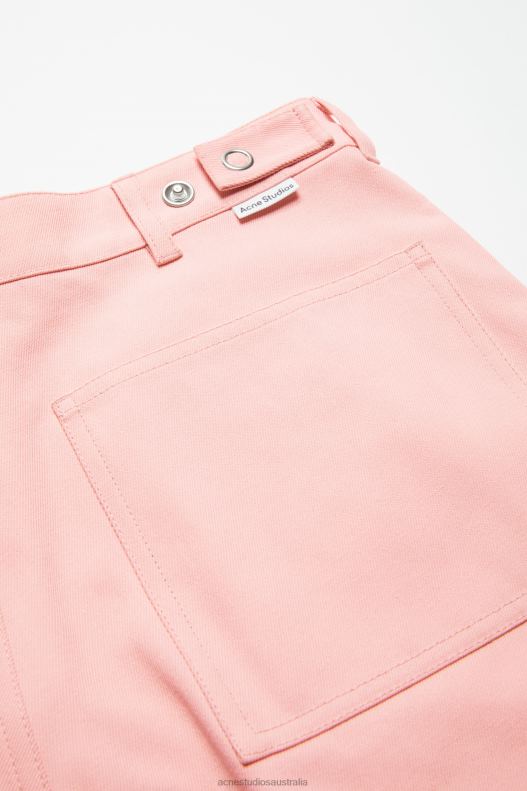 Twill shorts Pale Pink Acne Studios R66LJ1070 Apparel