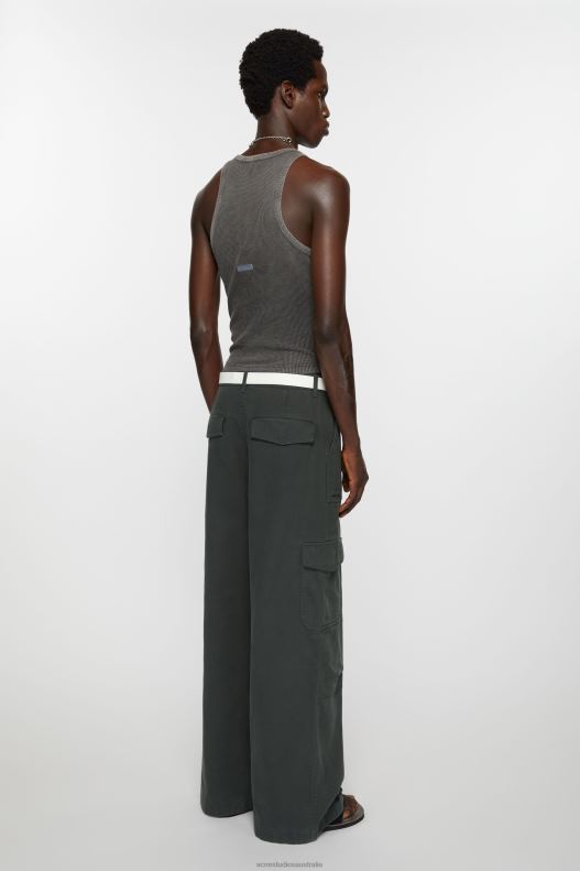 Twill trousers Dark Grey Acne Studios R66LJ1032 Apparel