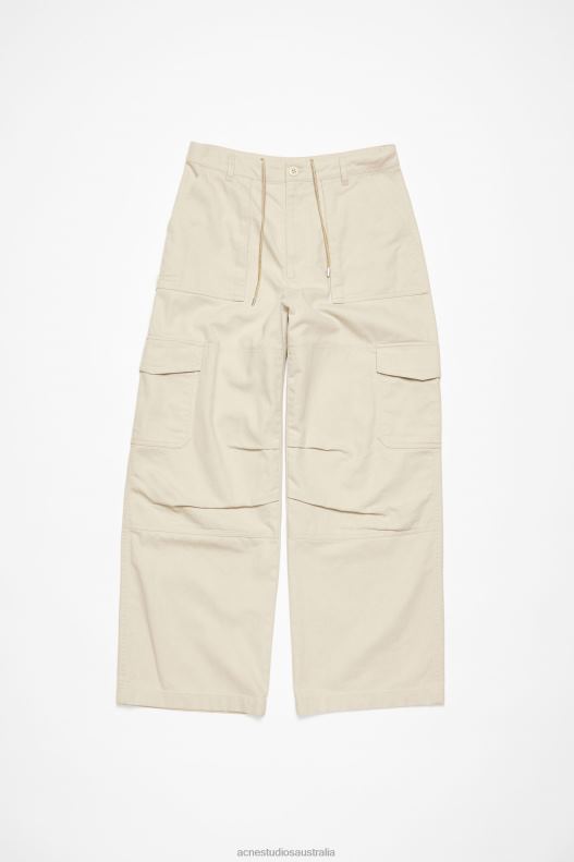 Twill trousers Ivory White Acne Studios R66LJ1039 Apparel