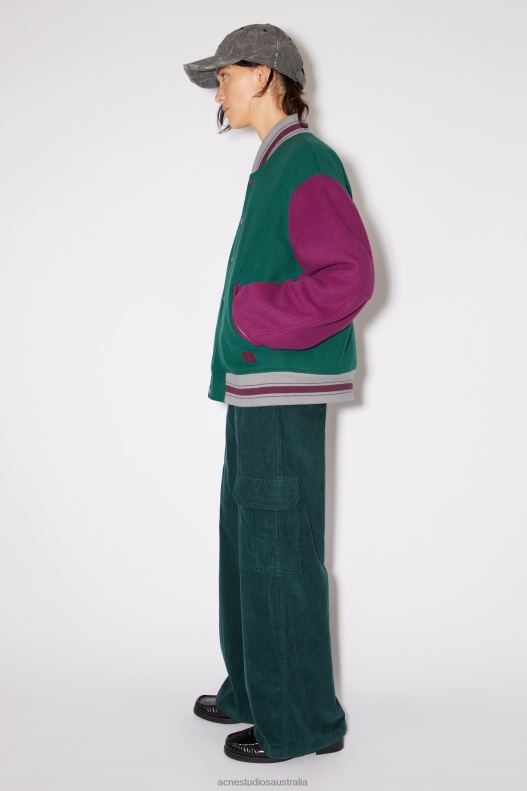 Varsity jacket Unisex Night Green Acne Studios R66LJ23 Apparel