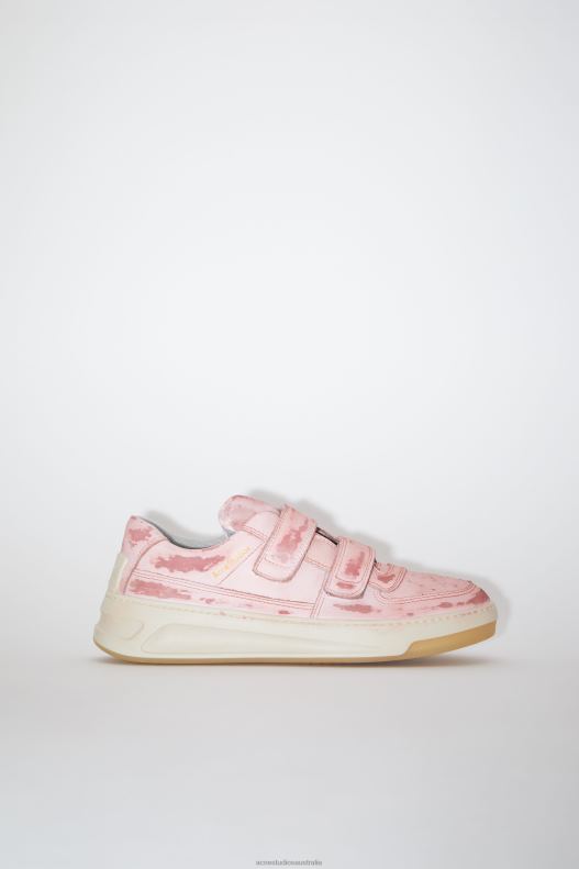 Velcro strap sneakers Antique Pink Acne Studios R66LJ733 Footwear