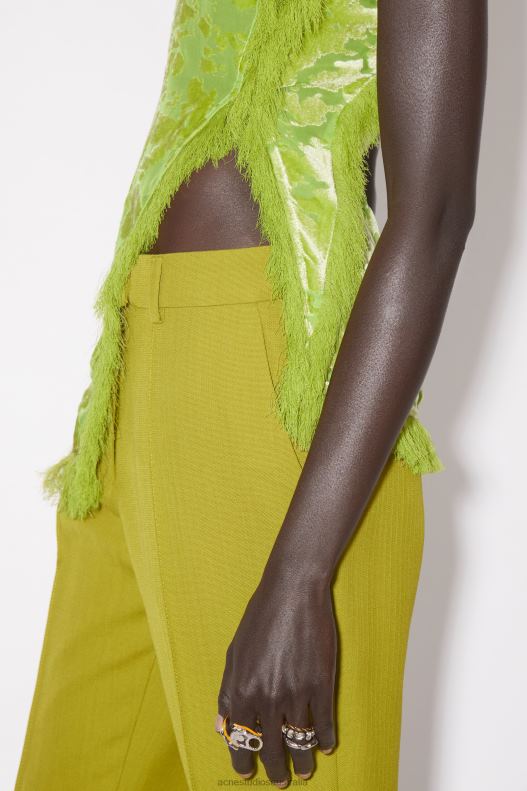 Velvet top Runway Show Apple Green Acne Studios R66LJ181 Apparel