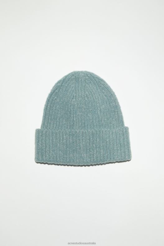 Wool blend beanie Mineral Blue Acne Studios R66LJ597 Accessories