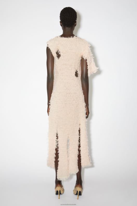 Wool blend cut-out dress Runway Show Pale Pink Acne Studios R66LJ281 Apparel