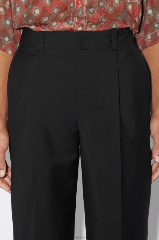 Wool-blend tailored trousers Black Acne Studios R66LJ1167 Apparel