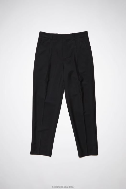 Wool-blend tailored trousers Black Acne Studios R66LJ1167 Apparel