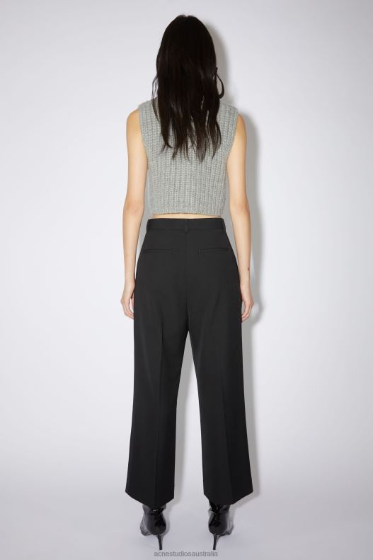 Wool blend trousers Black Acne Studios R66LJ406 Apparel