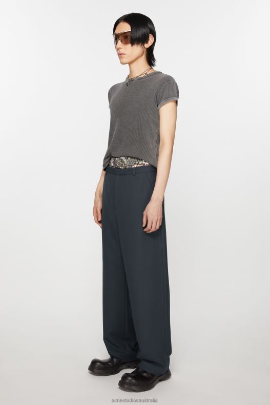 Wool blend trousers Dark Navy Acne Studios R66LJ1047 Apparel