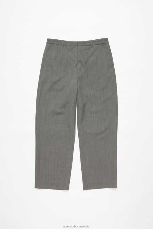 Wool blend trousers Grey Melange Acne Studios R66LJ1049 Apparel