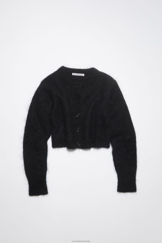 Wool mohair cardigan Black Acne Studios R66LJ108 Apparel