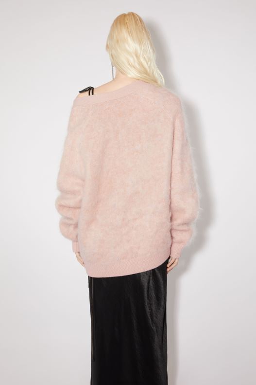 Wool mohair cardigan Faded Pink Acne Studios R66LJ110 Apparel