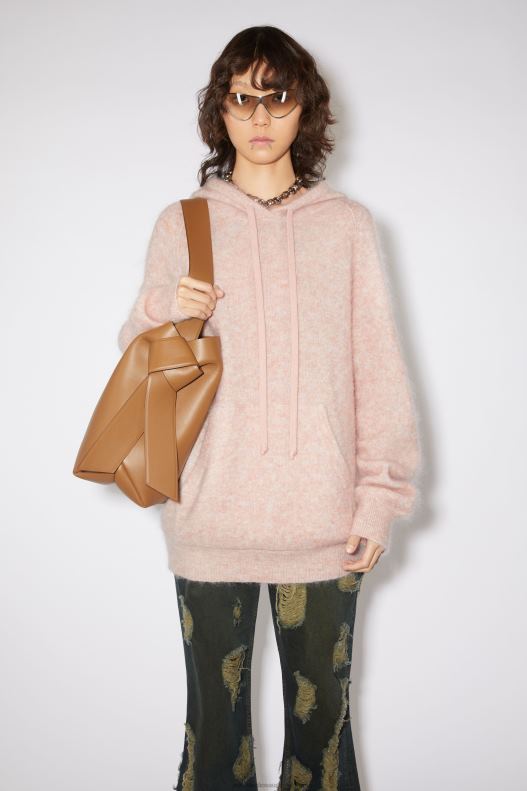 Wool mohair hoodie Faded Pink Acne Studios R66LJ113 Apparel