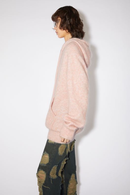 Wool mohair hoodie Faded Pink Acne Studios R66LJ113 Apparel