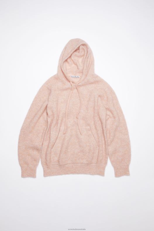 Wool mohair hoodie Faded Pink Acne Studios R66LJ113 Apparel