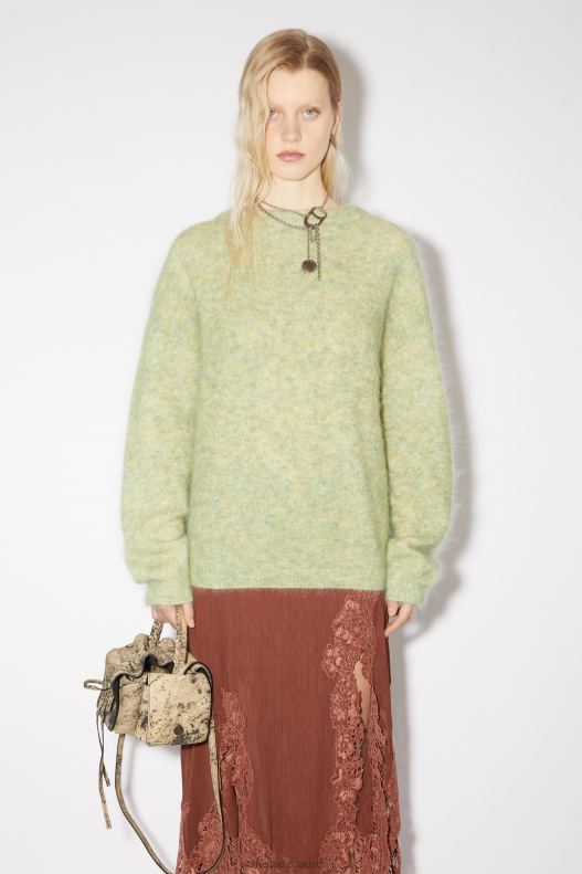 Wool mohair jumper Pistachio Green Acne Studios R66LJ102 Apparel