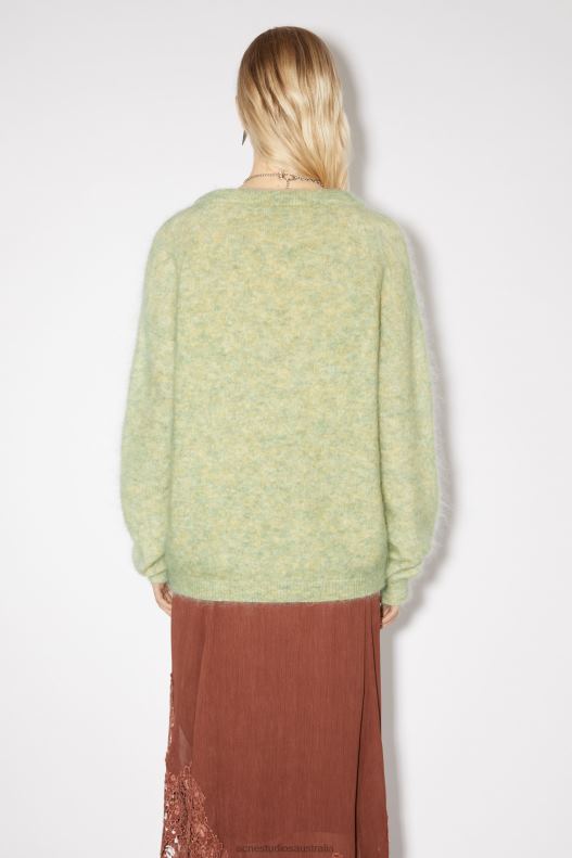 Wool mohair jumper Pistachio Green Acne Studios R66LJ102 Apparel