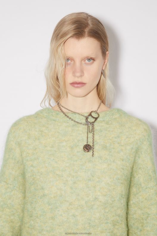 Wool mohair jumper Pistachio Green Acne Studios R66LJ102 Apparel