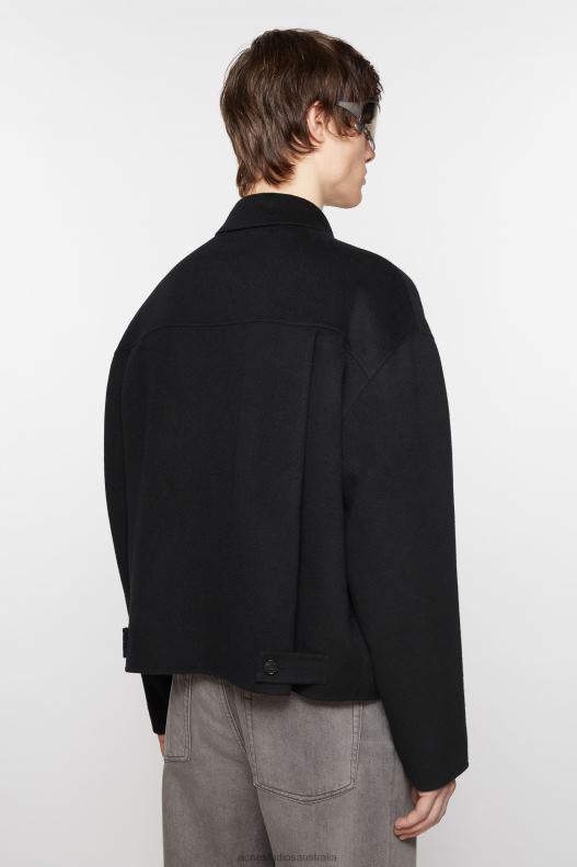 Wool zipper jacket Black Acne Studios R66LJ911 Apparel