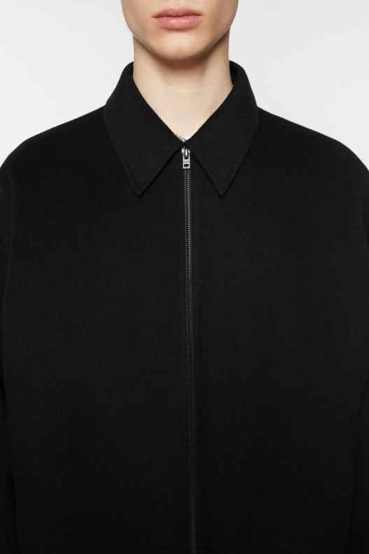 Wool zipper jacket Black Acne Studios R66LJ911 Apparel