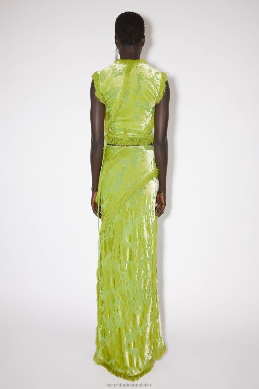 Wrap skirt Runway Show Apple Green Acne Studios R66LJ347 Apparel