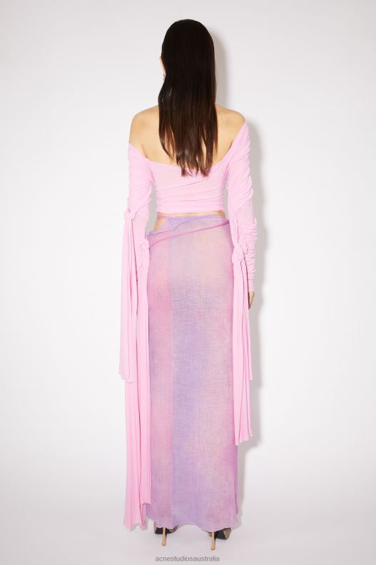 Wrap skirt Runway Show Orchid Purple Acne Studios R66LJ350 Apparel