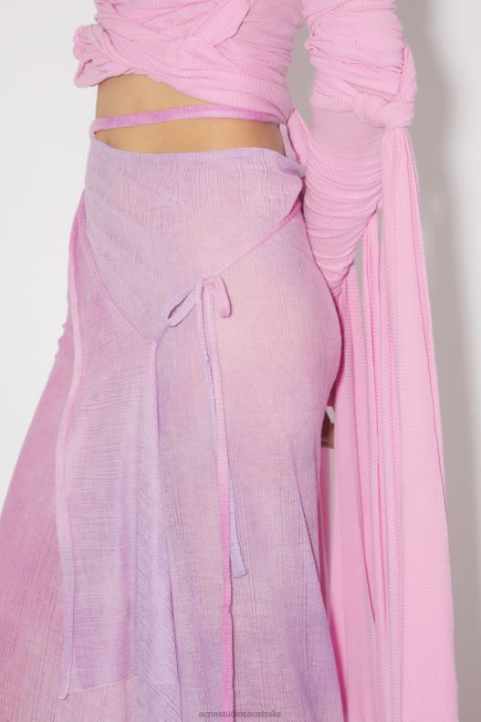 Wrap skirt Runway Show Orchid Purple Acne Studios R66LJ350 Apparel