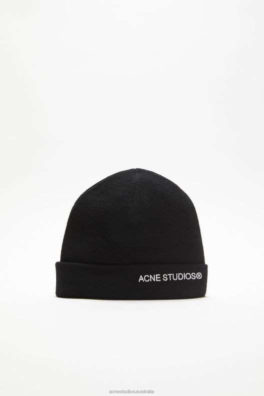 Logo beanie Black Acne Studios R66LJ450 Accessories