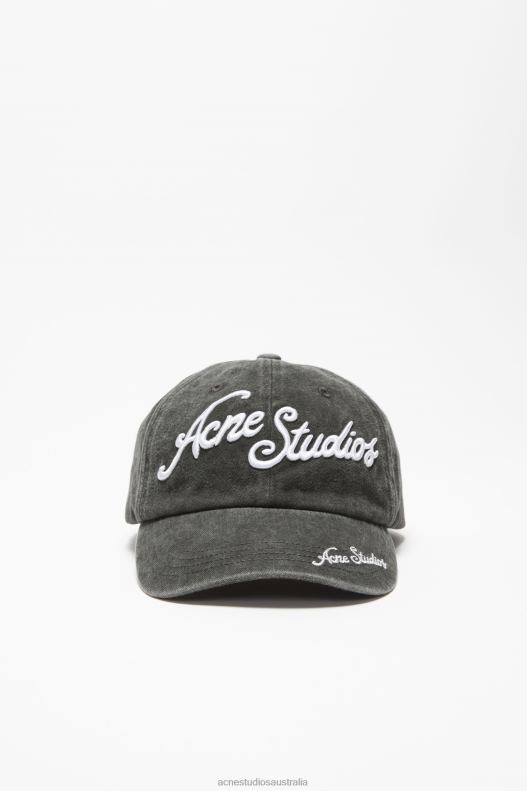 Logo cap Faded Black Acne Studios R66LJ448 Accessories