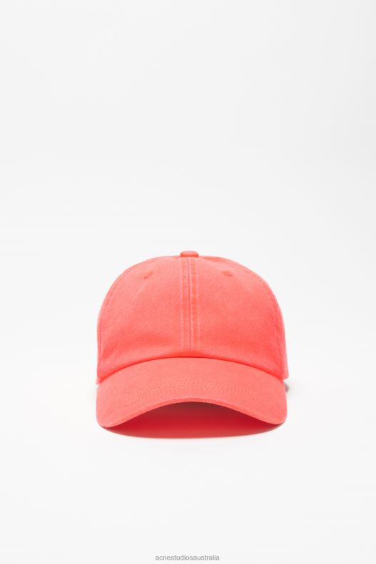 Twill cap Fluo Pink Acne Studios R66LJ783 Accessories