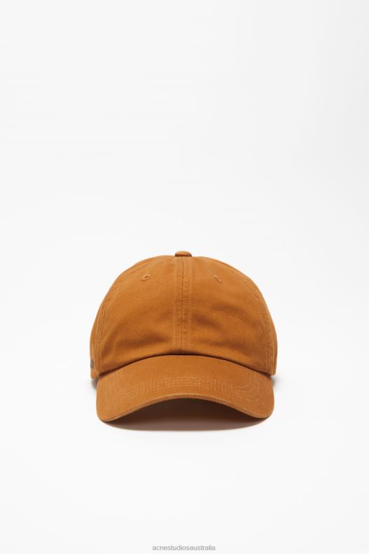 Twill cap Toffee Brown Acne Studios R66LJ625 Accessories