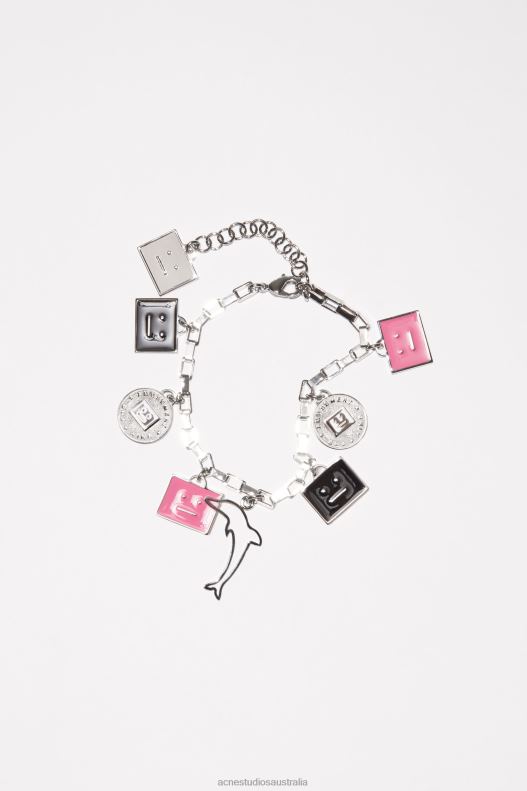 Charm bracelet Silver Acne Studios R66LJ685 Accessories