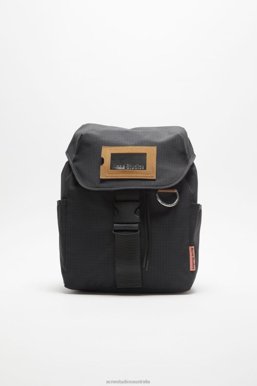 Ripstop nylon backpack Black Acne Studios R66LJ506 Accessories