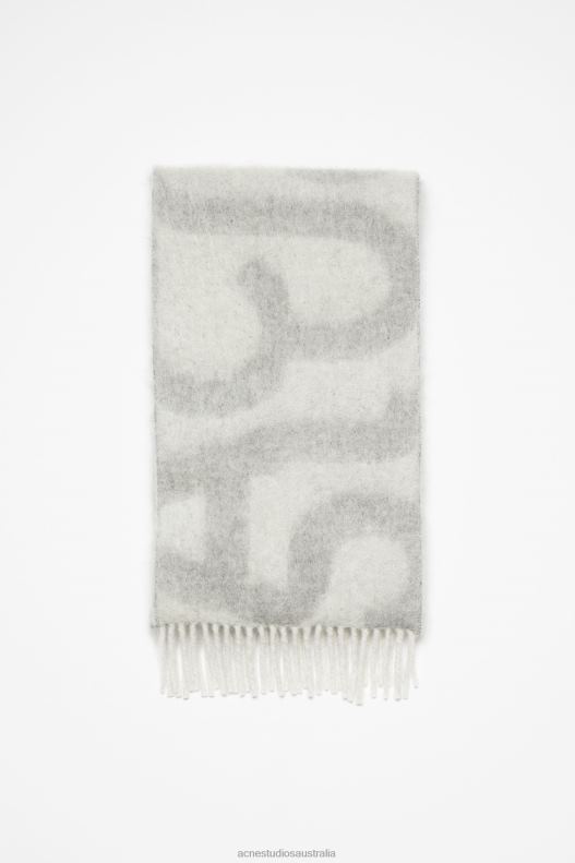 Logo scarf Light Grey Acne Studios R66LJ660 Accessories