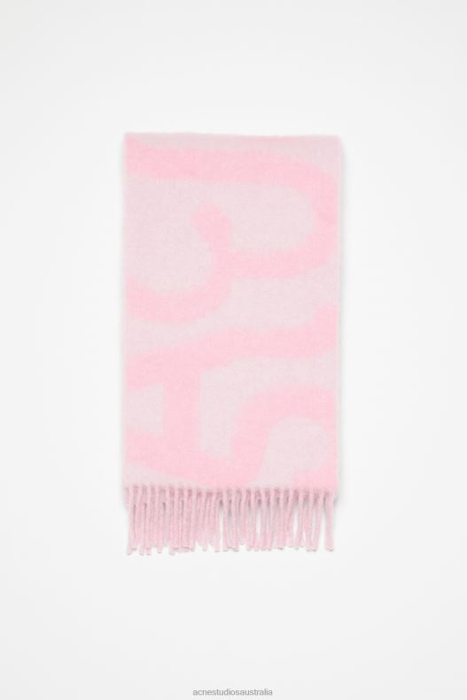 Logo scarf Pink Acne Studios R66LJ850 Accessories