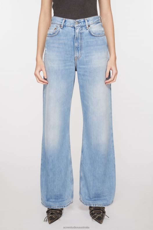 Relaxed fit jeans - 2022F Light Blue Acne Studios R66LJ240 Apparel