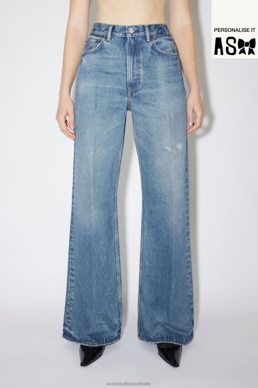 Relaxed fit jeans - 2022F Mid Blue Acne Studios R66LJ233 Apparel